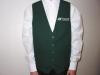 Economy Vest / Hunter Green with Silver Logo