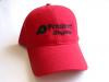 Hat-Prospect Baseball Cap - Cotton - Red/ Black Skycap Logo