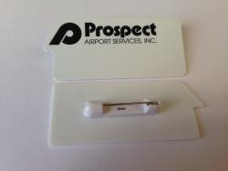 Name Tag- Plastic Cutout/Black Trim