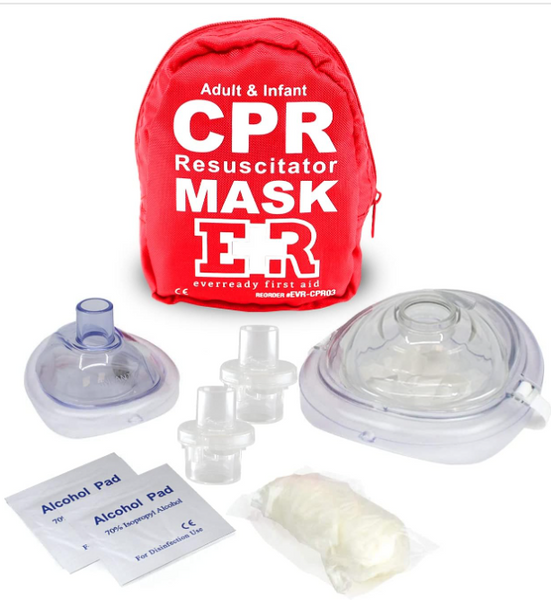 Grab & Go Kit - CPR Micromask With Gloves