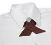 Poplin Crossover Tie - Burgundy/SALE PRICE $2.50