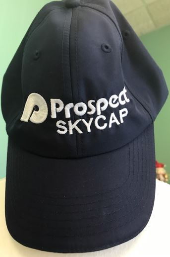 Prospect Baseball Cap-Navy with Prospect and Skycap Logo in White