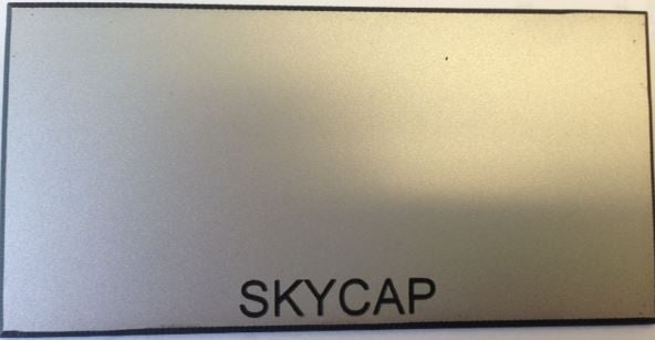 Name Tag-Skycap  - Plastic