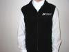 Navy Fleece Vest / Silver Logo