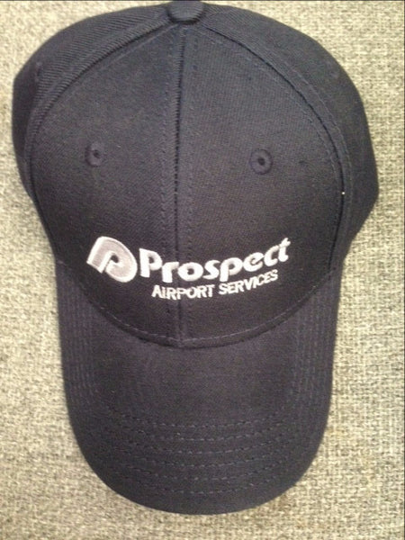 Prospect Baseball Cap -Wool-Navy Blue-White Logo