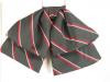 Black Overland Stripe Floppy Bow Tie