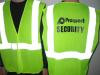 Safety Vest - Lime - Security Logo