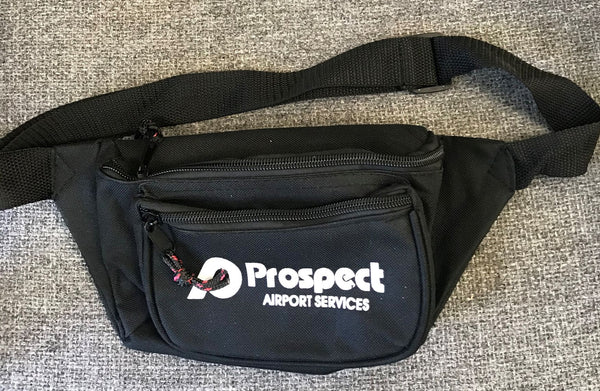 Fanny Pack-Black with Logo