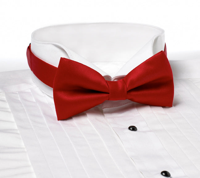 Red Bow Tie with Adjustable Band
