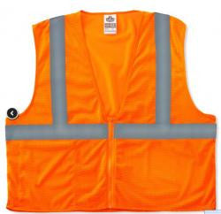 Orange Certified Safety Vest Blank