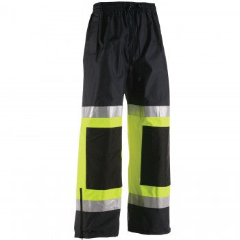 Rain Pant-Hi-Visability Two Tone Reflective-Navy/Lime