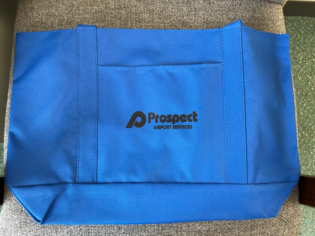 Prospect Tote Bag - Royal Blue/Black Logo
